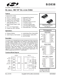 Datasheet SI3012-KS manufacturer Неопределенные